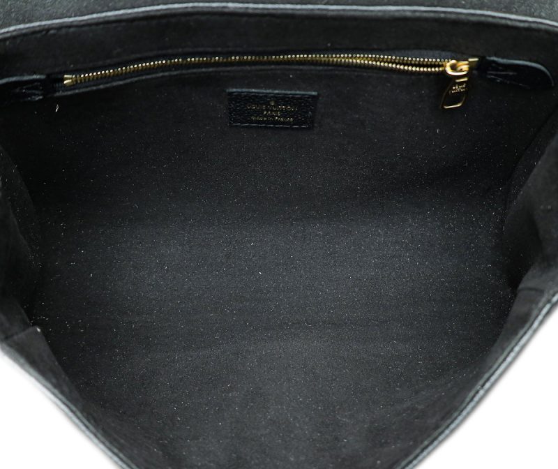 Louis Vuitton Black Monogram Empreinte Saint Germain PM Bag - Image 9