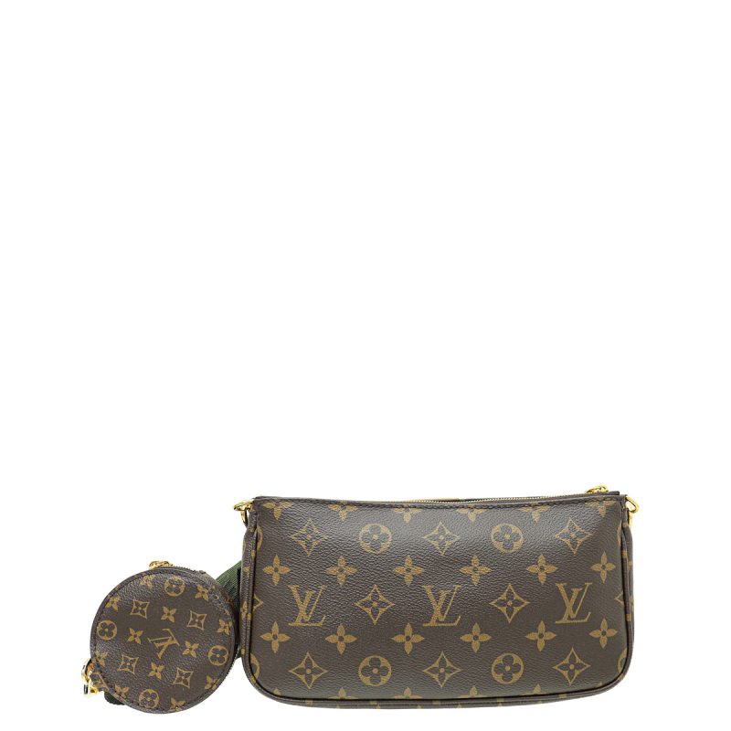 Louis Vuitton Bicolor Monogram Multi Pochette Accessories Bag - Image 2