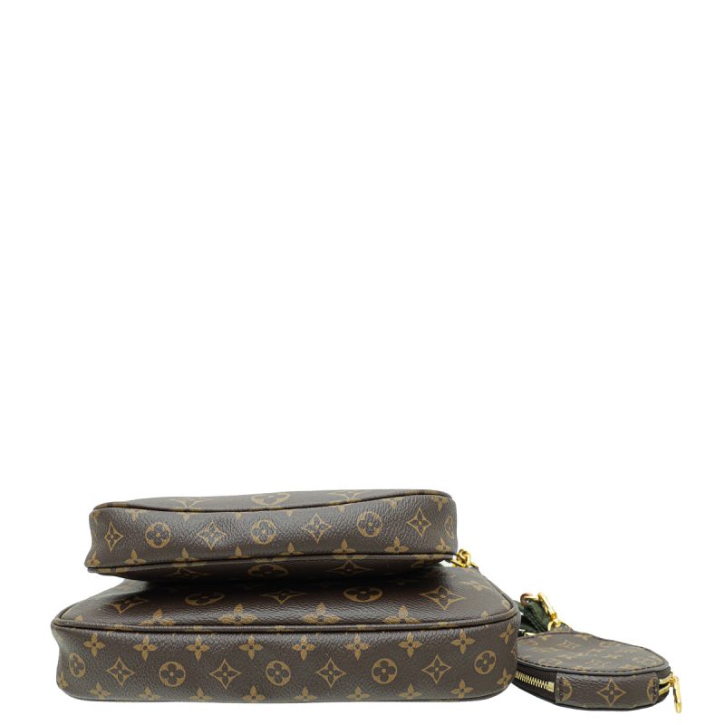 Louis Vuitton Bicolor Monogram Multi Pochette Accessories Bag - Image 3