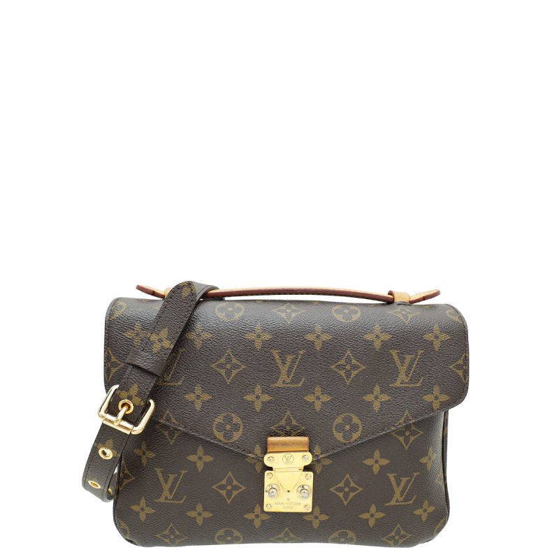 Louis Vuitton Brown Monogram Pochette Metis