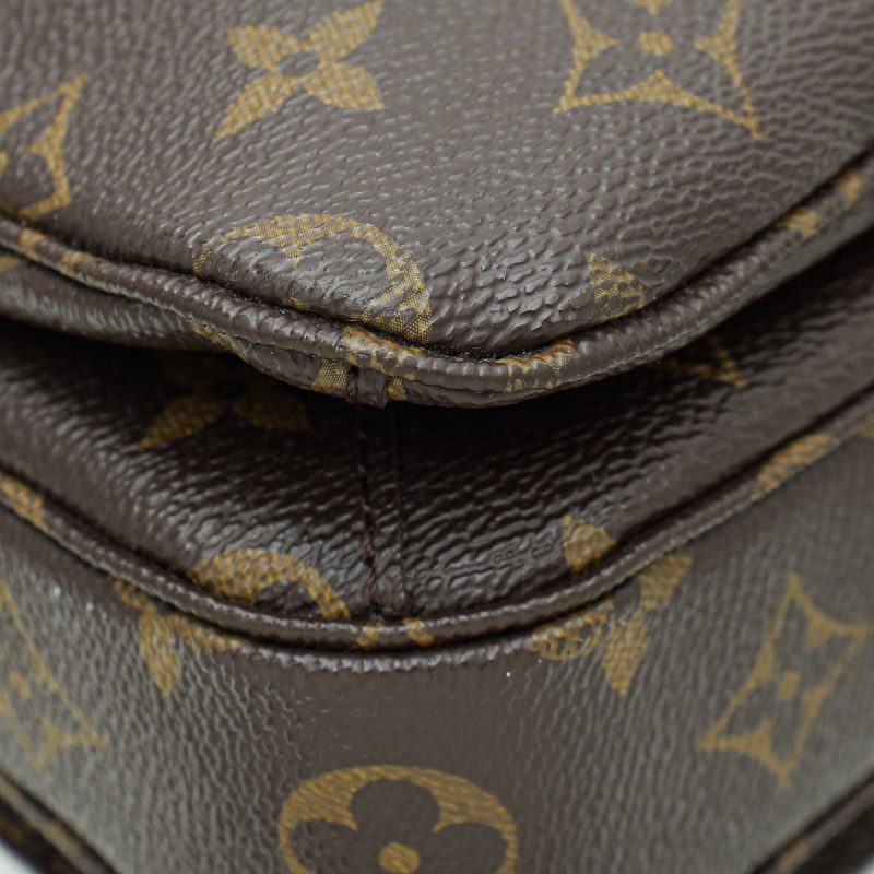 Louis Vuitton Brown Monogram Pochette Metis - Image 5