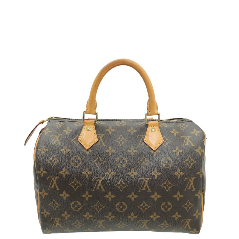 Louis Vuitton Brown Monogram Speedy 30 Bag - Image 2