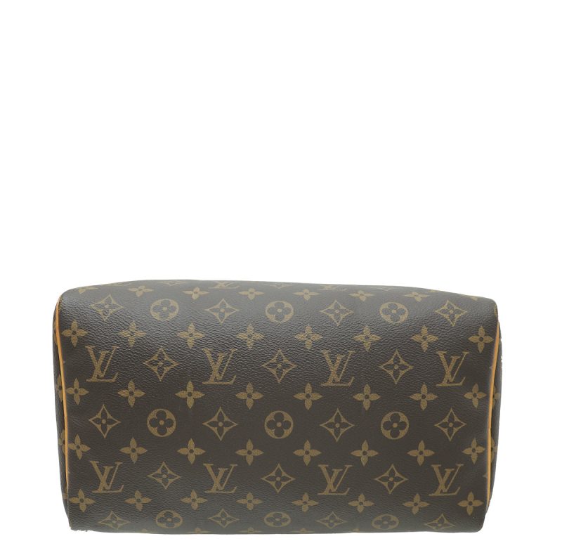 Louis Vuitton Brown Monogram Speedy 30 Bag - Image 3