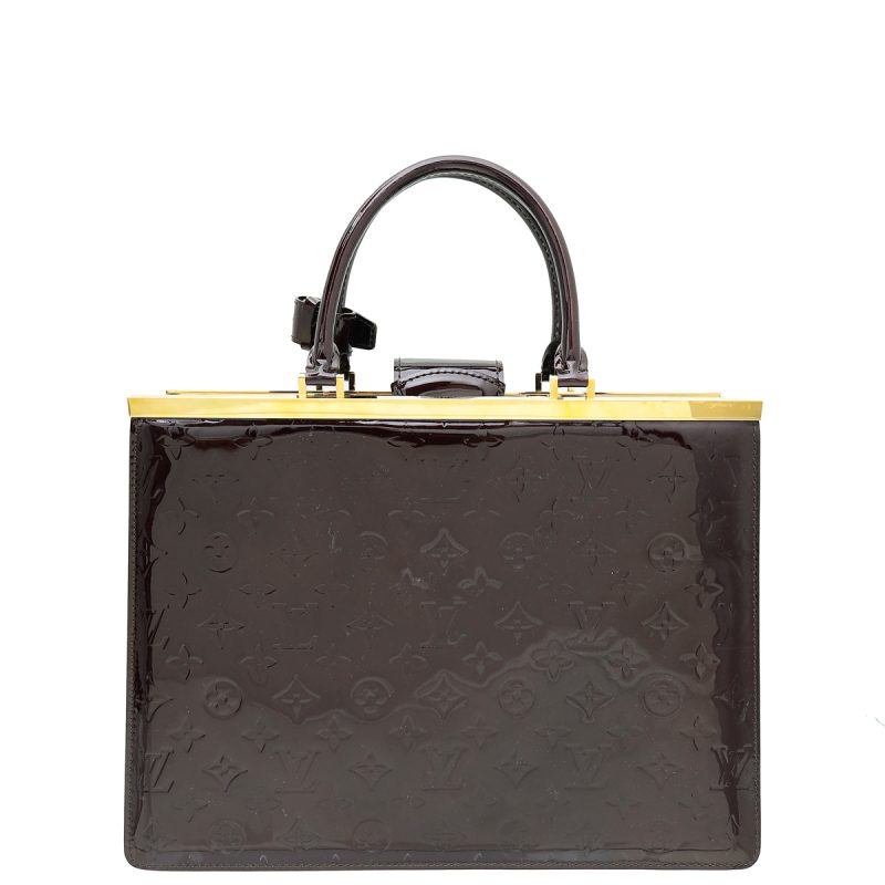 Louis Vuitton Amarante Monogram Vernis Key Pouch