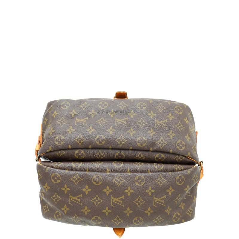 Louis Vuitton Brown Monogram Scarf - Image 3