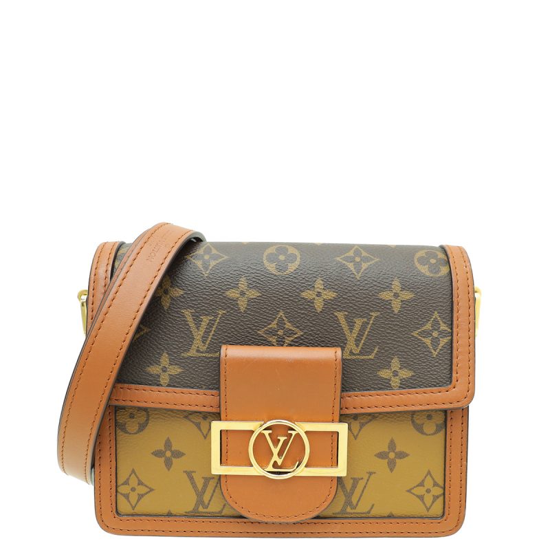 Louis Vuitton Brown Monogram Reverse Flat Card Holder
