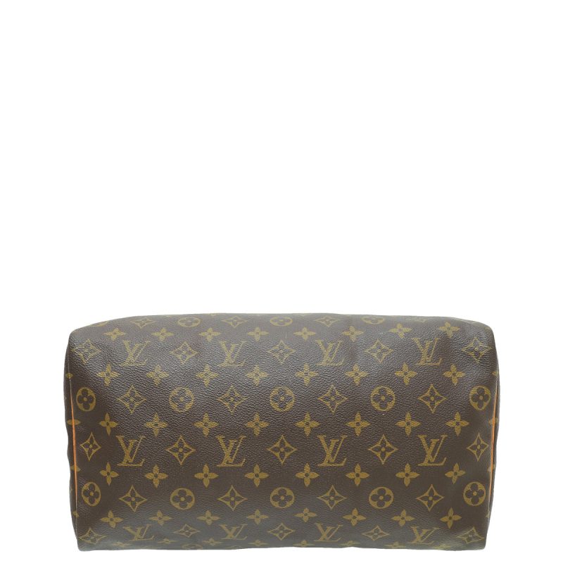 Louis Vuitton Brown Monogram Speedy Bandouliere 25 Bag - Image 3