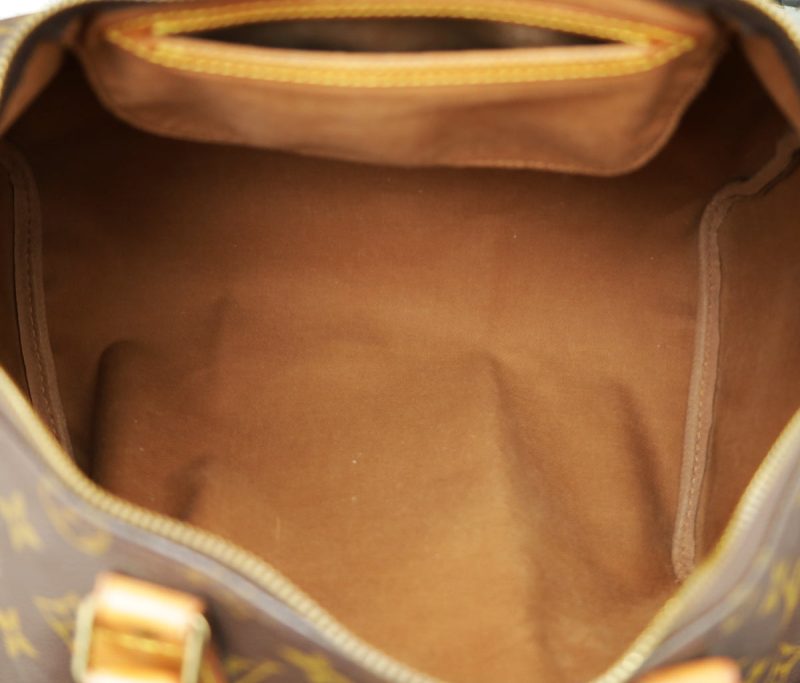Louis Vuitton Brown Monogram Speedy Bandouliere 25 Bag - Image 8