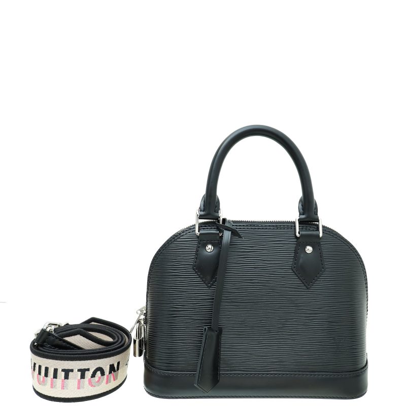Louis Vuitton Black Alma GM Bag