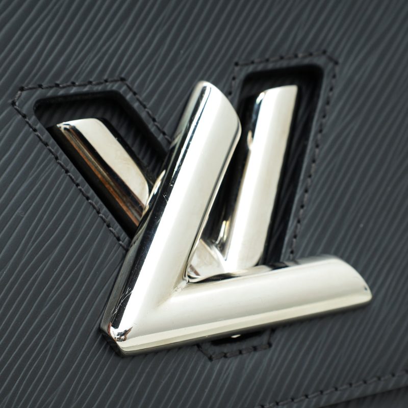 Louis Vuitton Black Twist Wallet on Chain - Image 4