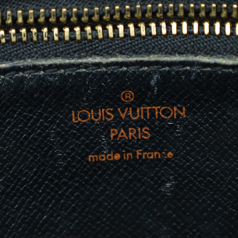 Louis Vuitton Black Vintage Monogram Velours Alligator Gracie MM Bag - Image 10