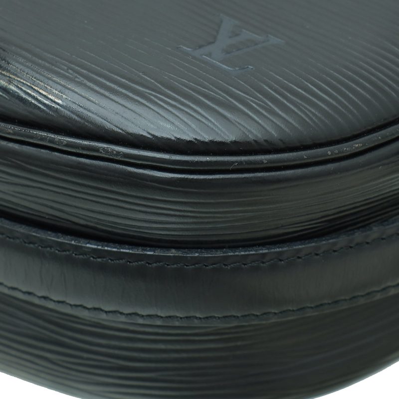 Louis Vuitton Black Vintage Monogram Velours Alligator Gracie MM Bag - Image 4