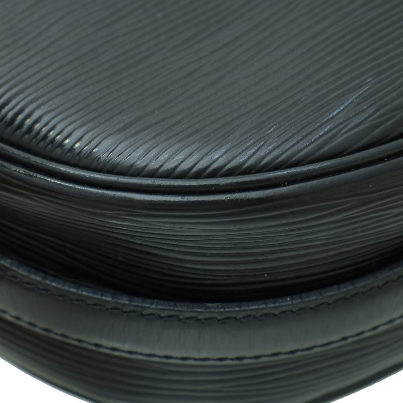 Louis Vuitton Black Vintage Monogram Velours Alligator Gracie MM Bag - Image 7