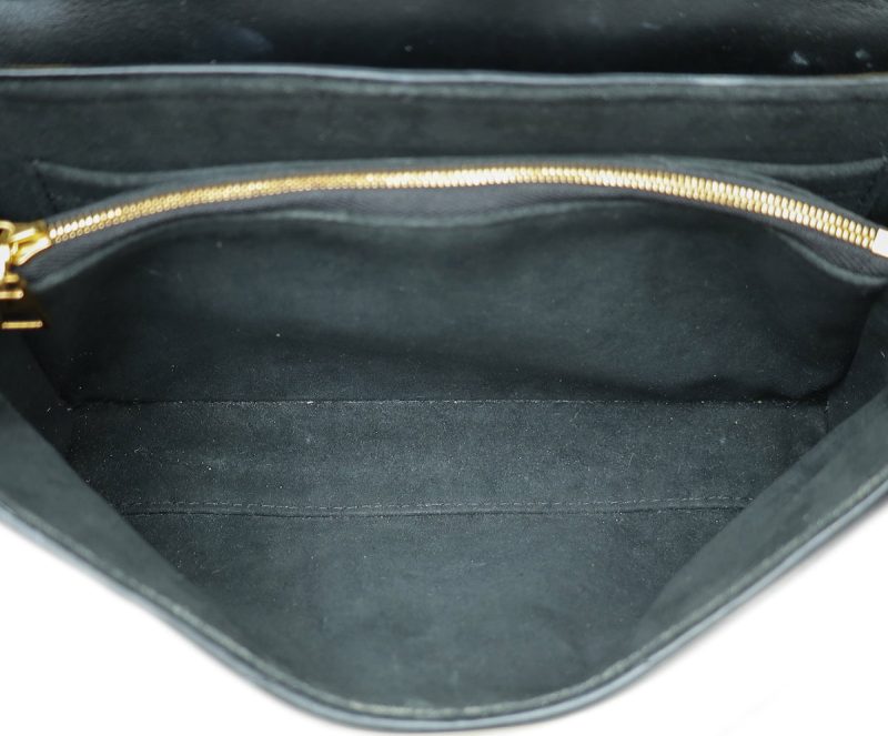 Louis Vuitton Black New Wave Chain Top Handle Flap MM Bag - Image 10