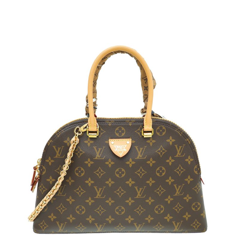 Louis Vuitton Brown Monogram My LV Neverfull MM Bag W/ T.C Initials