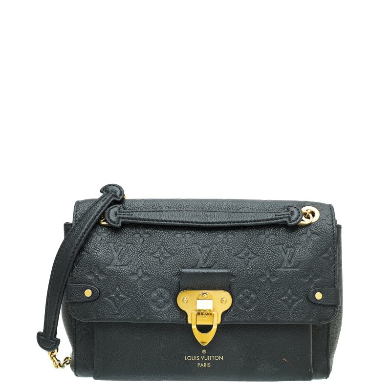 Louis Vuitton Black Monogram Empreinte Zippy Wallet NM