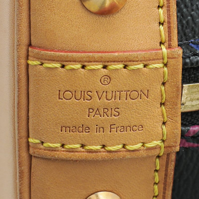 Louis Vuitton Black Monogram Multicolore Porte Tresor International Wallet - Image 10