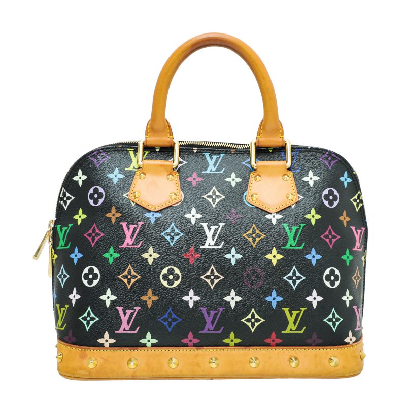 Louis Vuitton Black Monogram Multicolore Porte Tresor International Wallet - Image 2