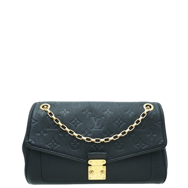 Louis Vuitton Black Monogram Empreinte Sorbonne Backpack