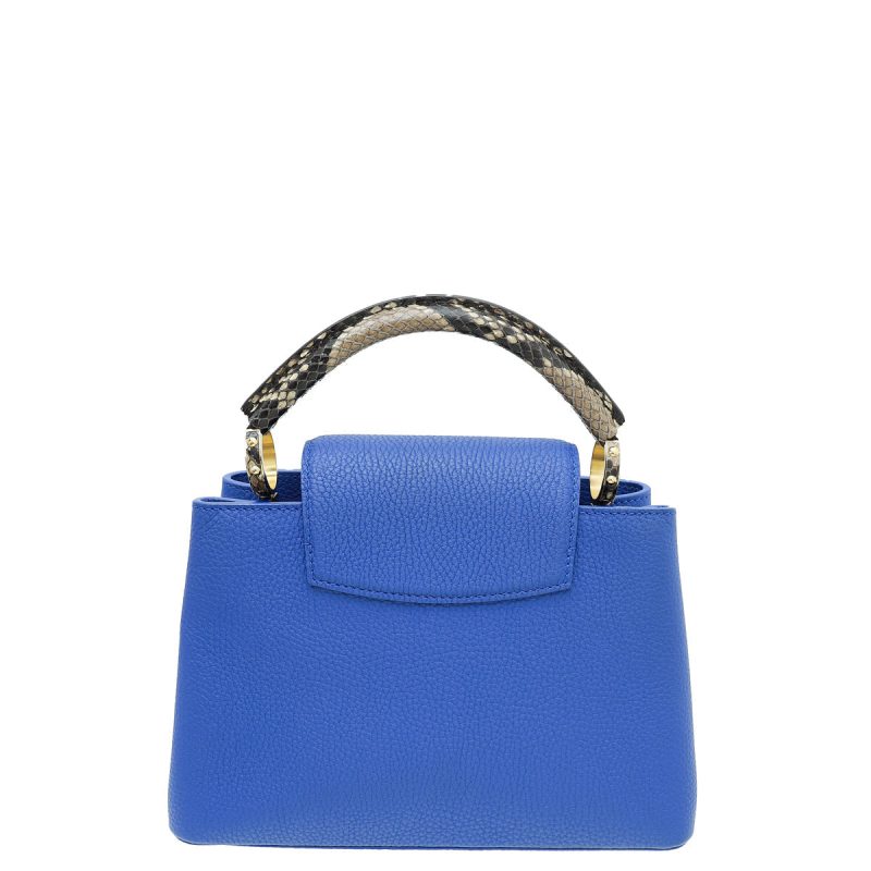Louis Vuitton Blue Cowhide Aerogram Takeoff Messenger - Image 2