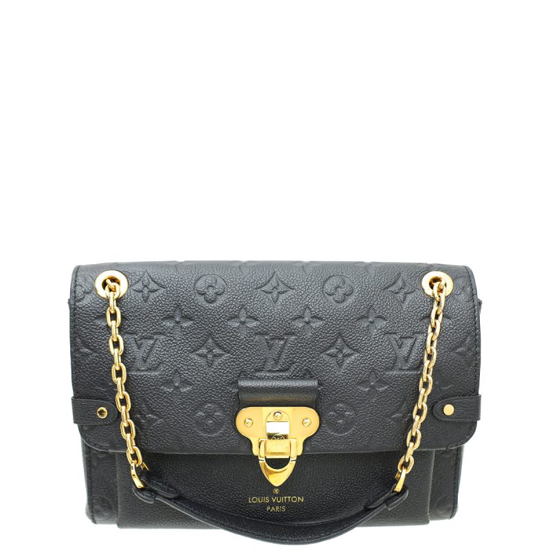 Louis Vuitton Black Monogram Empreinte Vavin PM Bag