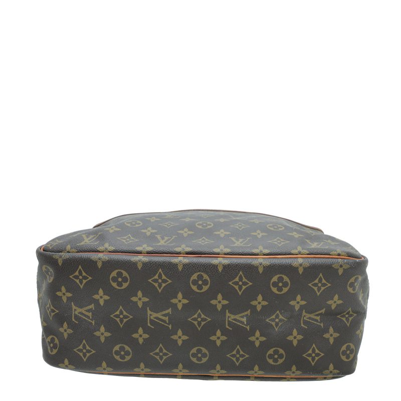 Louis Vuitton Brown Monogram Deauville Tote Bag - Image 3