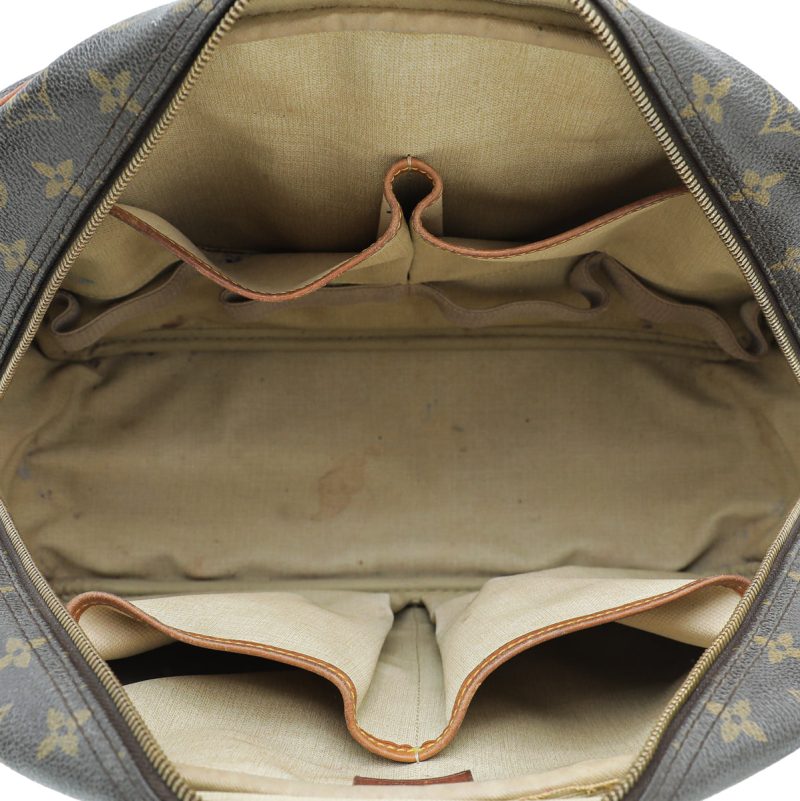 Louis Vuitton Brown Monogram Deauville Tote Bag - Image 8
