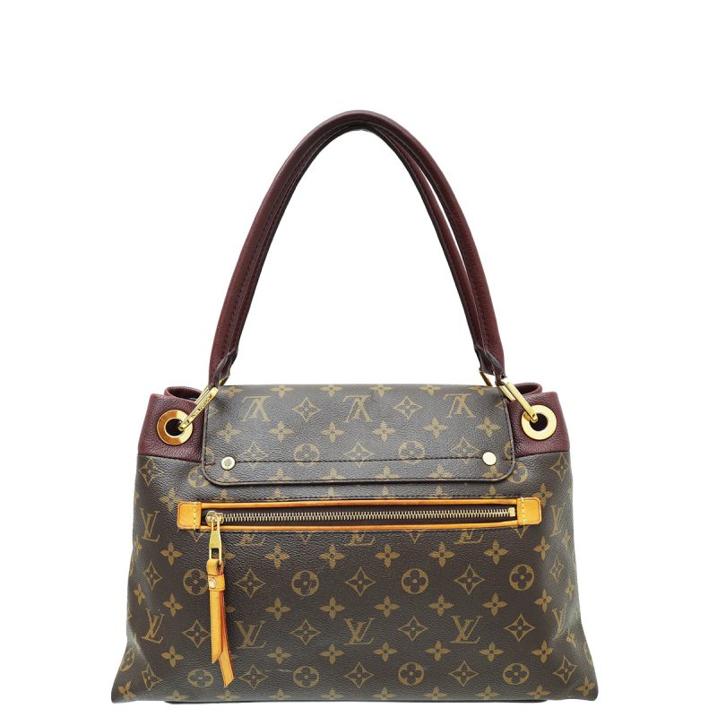 Louis Vuitton Bicolor Monogram Ostrich Lizard Oskar Waltz Bag - Image 2