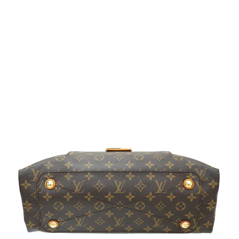 Louis Vuitton Bicolor Monogram Ostrich Lizard Oskar Waltz Bag - Image 3
