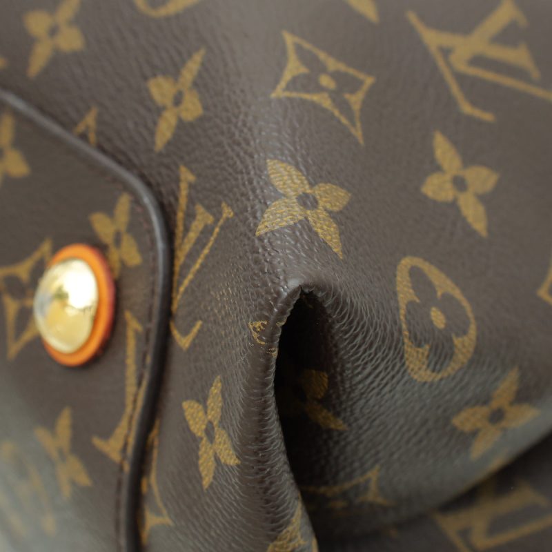 Louis Vuitton Bicolor Monogram Ostrich Lizard Oskar Waltz Bag - Image 4
