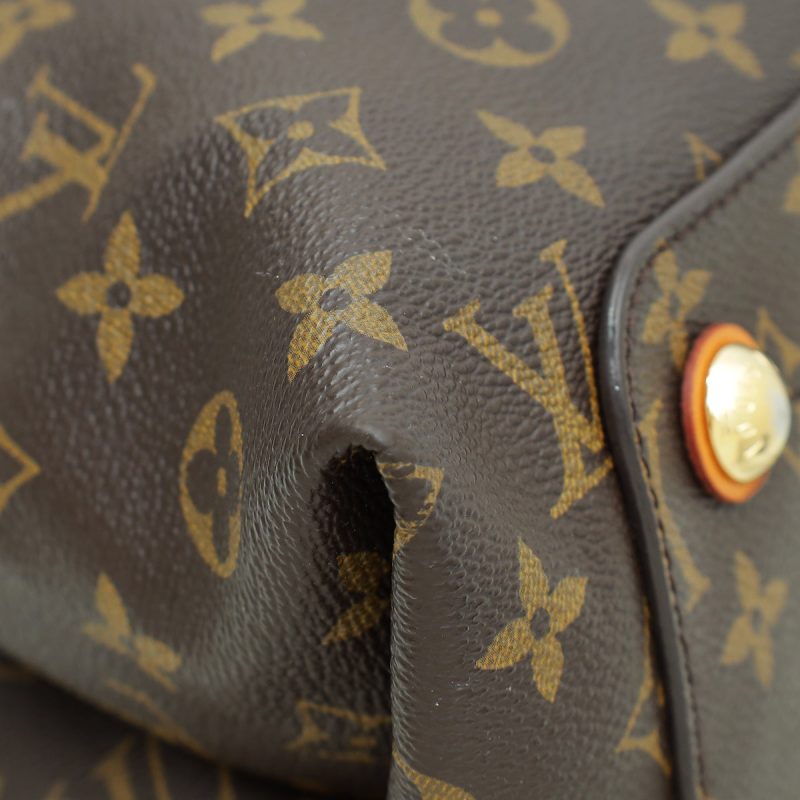 Louis Vuitton Bicolor Monogram Ostrich Lizard Oskar Waltz Bag - Image 7