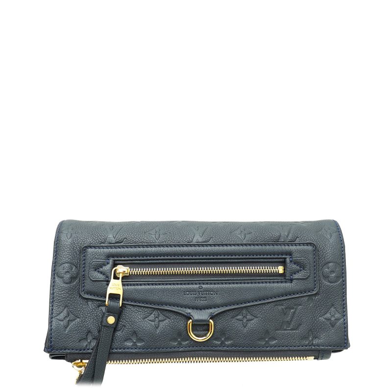 Louis Vuitton Blue Marine Monogram Empreinte Vavin PM Bag