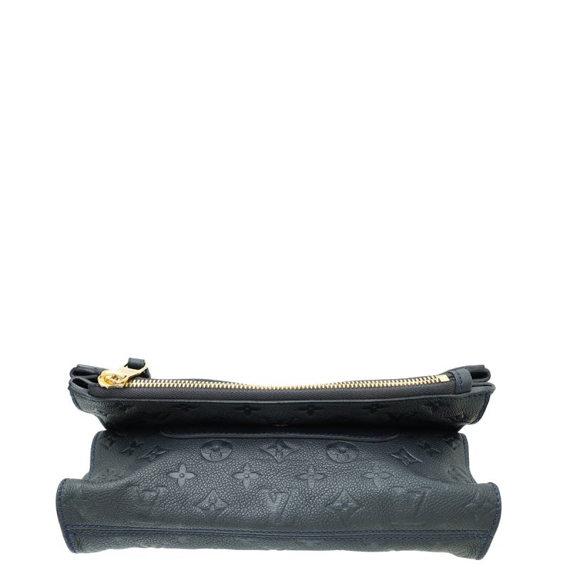 Louis Vuitton Blue Marine Monogram Empreinte Vavin PM Bag - Image 3