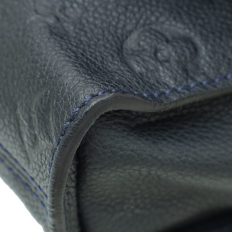 Louis Vuitton Blue Marine Monogram Empreinte Vavin PM Bag - Image 4
