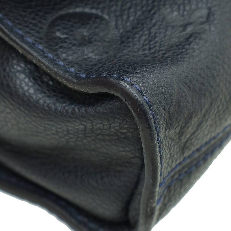 Louis Vuitton Blue Marine Monogram Empreinte Vavin PM Bag - Image 5