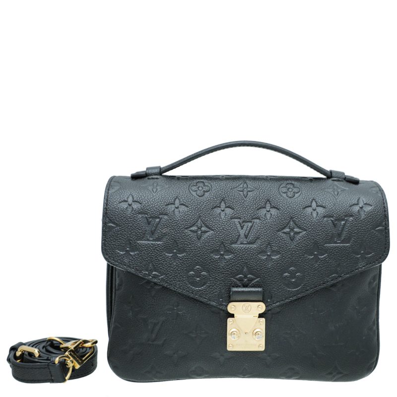 Louis Vuitton Black Monogram Empreinte Saint Germain MM