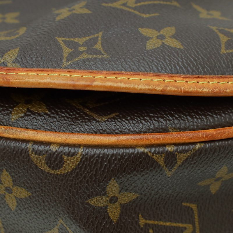 Louis Vuitton Brown Monogram Mini Lin Speedy 30 Bag - Image 4