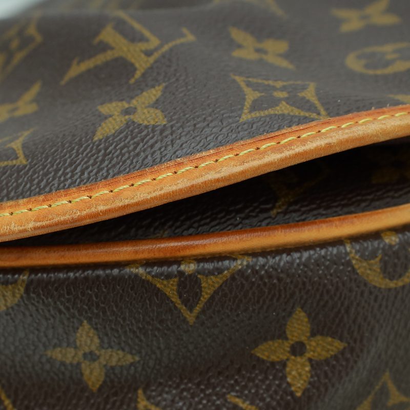 Louis Vuitton Brown Monogram Mini Lin Speedy 30 Bag - Image 5