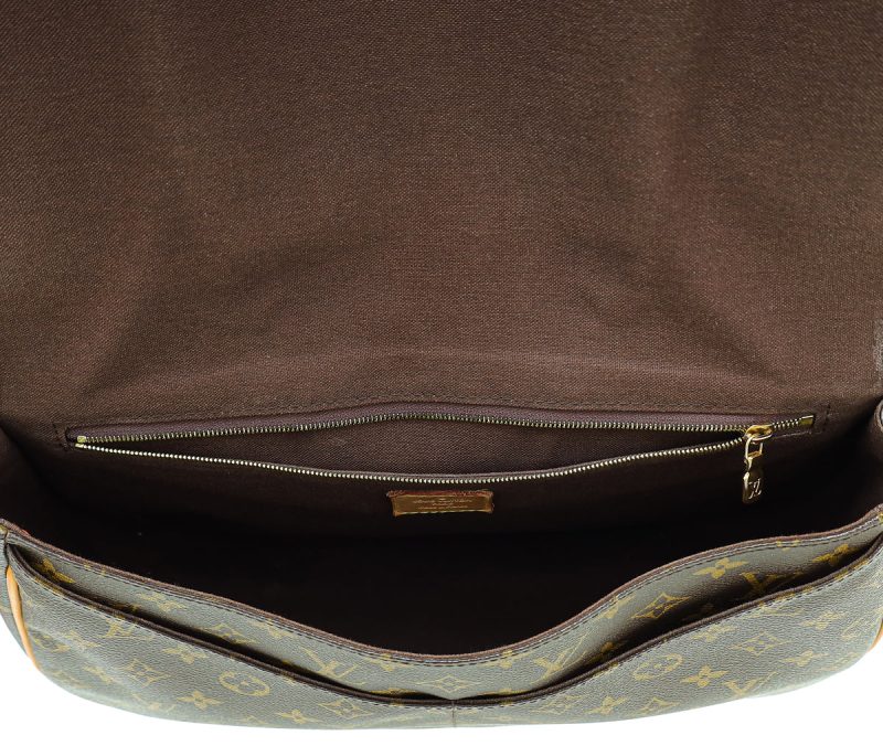 Louis Vuitton Brown Monogram Mini Lin Speedy 30 Bag - Image 8