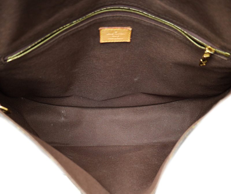 Louis Vuitton Brown Monogram Mini Lin Speedy 30 Bag - Image 9