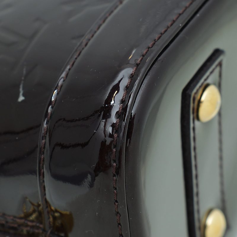Louis Vuitton Amarante Monogram Vernis Alma BB Bag - Image 7