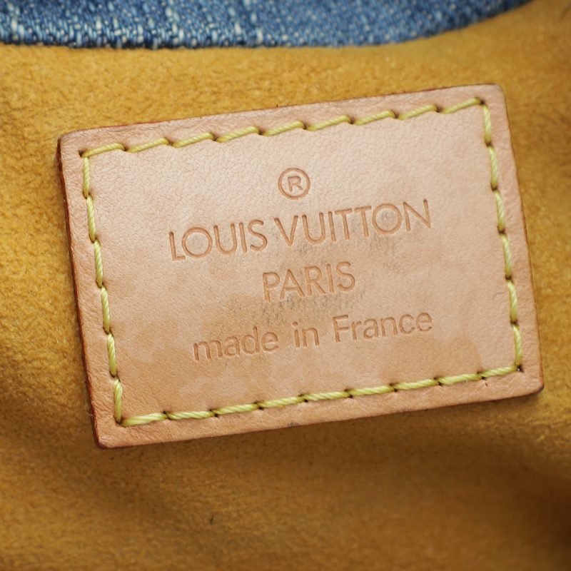Louis Vuitton Blue Monogram Denim Pleaty Mini Bag - Image 10