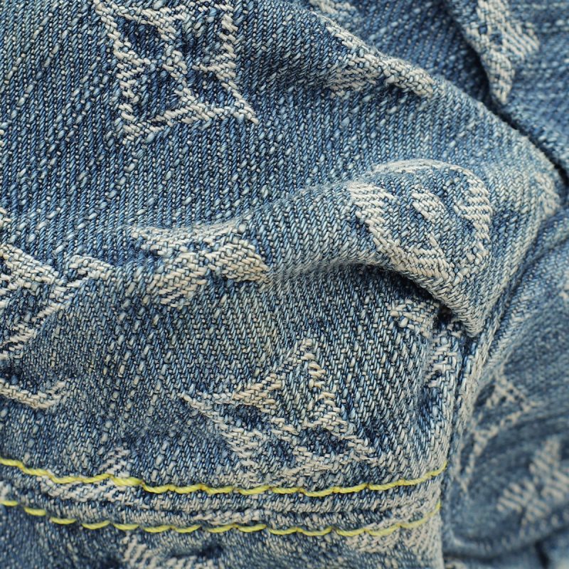 Louis Vuitton Blue Monogram Denim Pleaty Mini Bag - Image 6