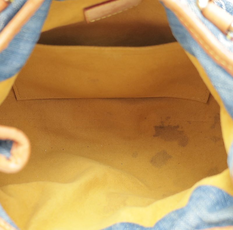 Louis Vuitton Blue Monogram Denim Pleaty Mini Bag - Image 9