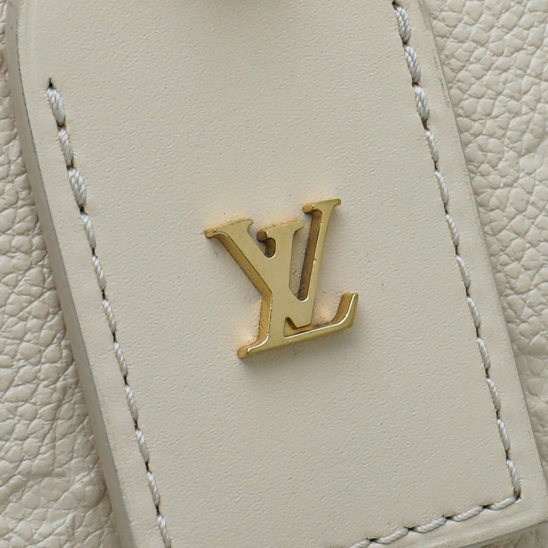Louis Vuitton Cream Monogram Puffy Lambskin Coussin MM - Image 8