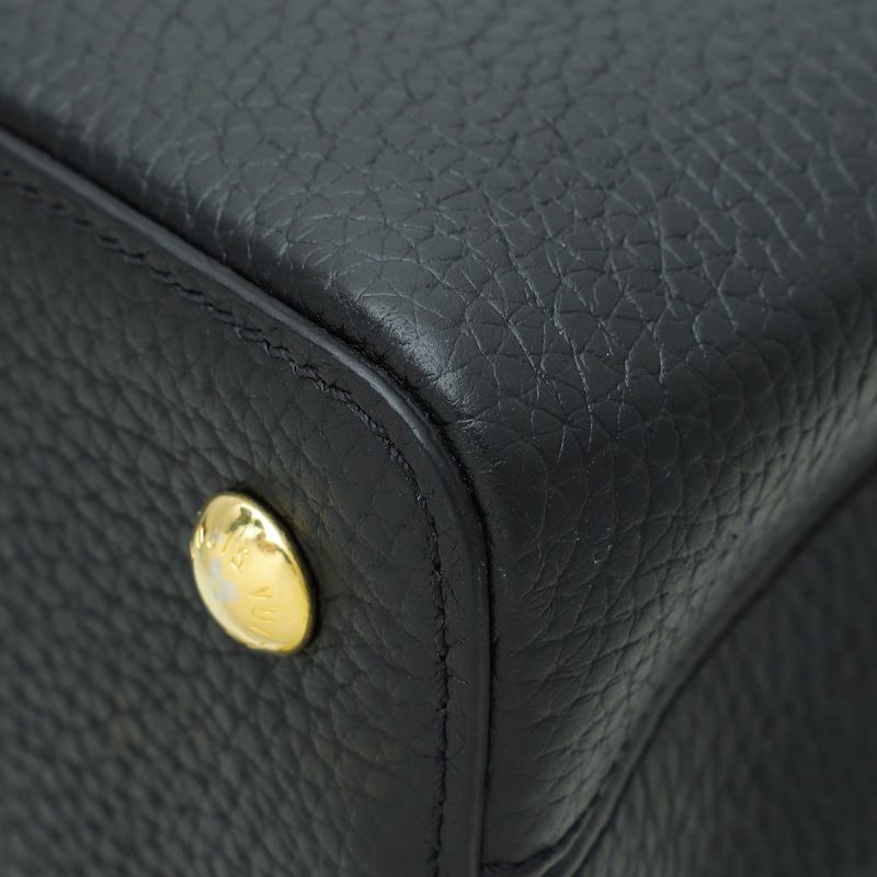 Louis Vuitton Black Beige Bicolor Monogram Empreinte Leather NeoNoe MM [Clearance Sale] - Image 4