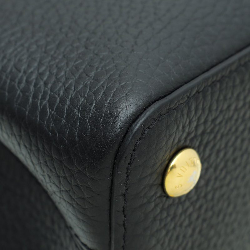 Louis Vuitton Black Beige Bicolor Monogram Empreinte Leather NeoNoe MM [Clearance Sale] - Image 5