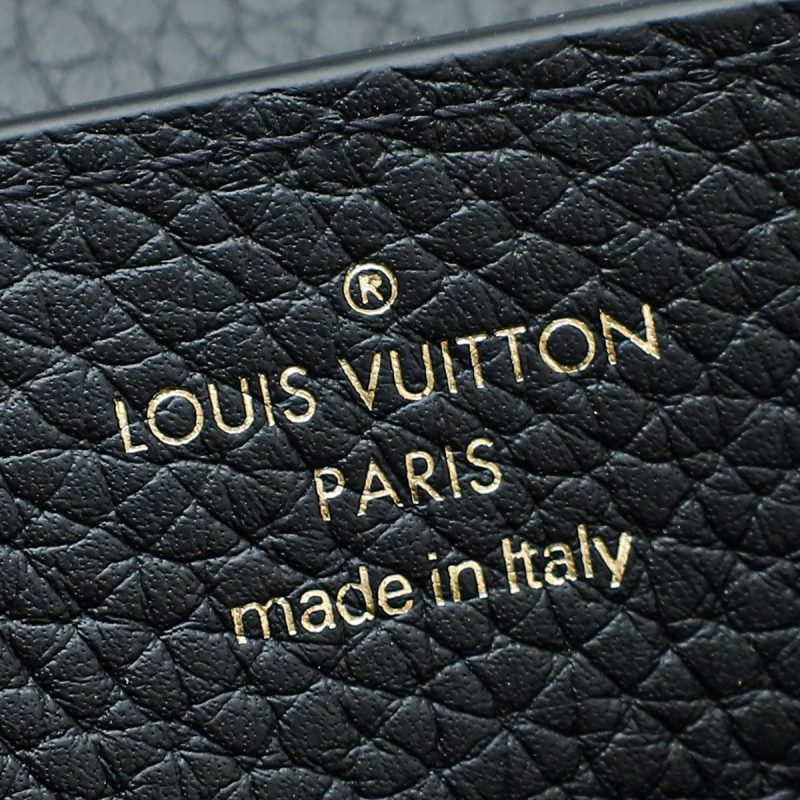 Louis Vuitton Black Beige Bicolor Monogram Empreinte Leather NeoNoe MM [Clearance Sale] - Image 9