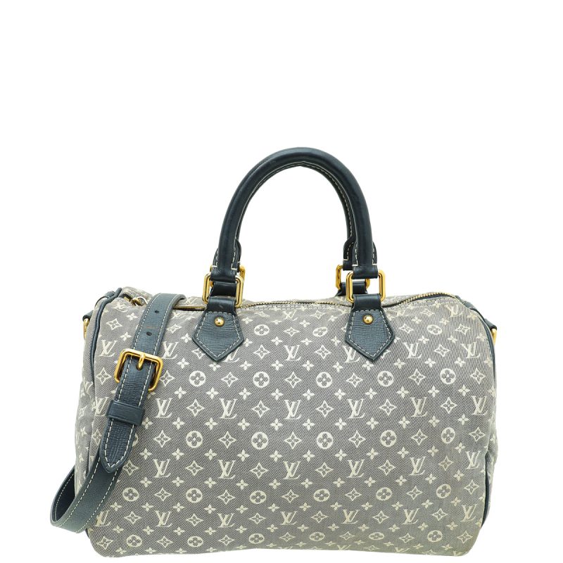 Louis Vuitton Blue Monogram Python City Steamer PM