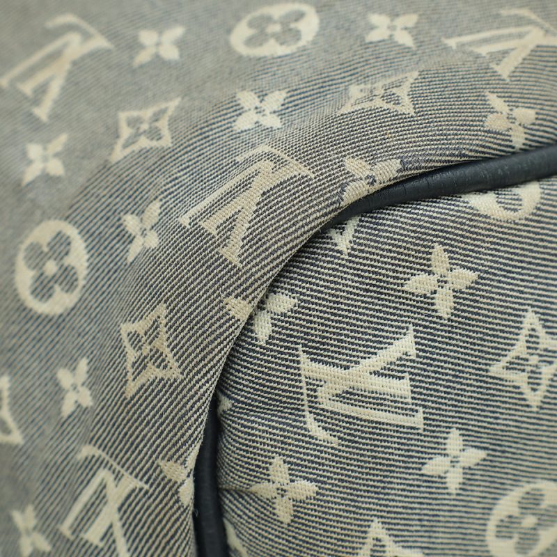 Louis Vuitton Blue Monogram Python City Steamer PM - Image 6